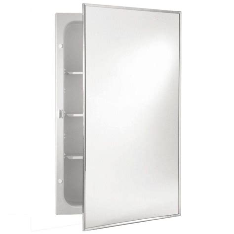 30 medicine cabinet stainless steel|16 inch frameless medicine cabinet.